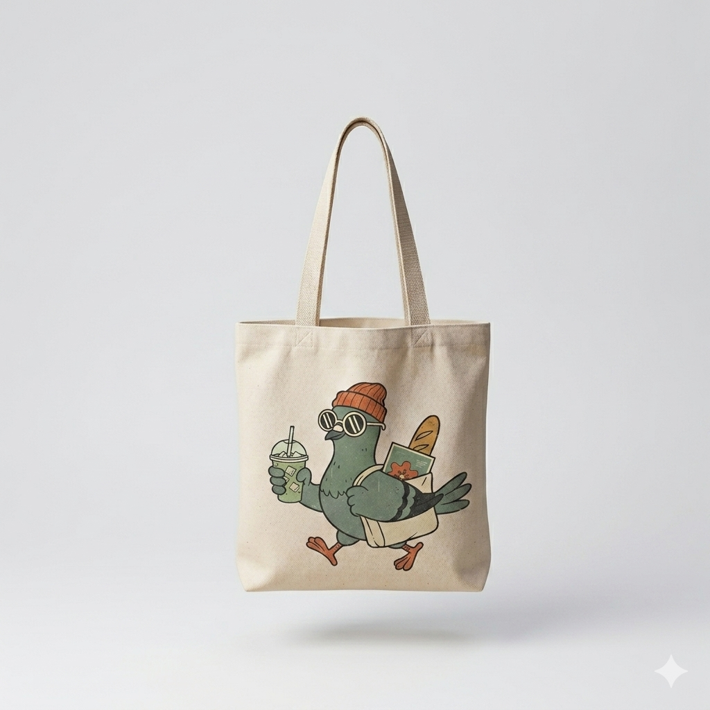 Pigeon style Tote bag